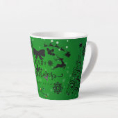 メリークリスマス ホリデーギフト カフェラテマグ (右アングル)
