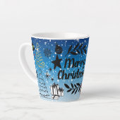 メリークリスマス ホリデーギフト カフェラテマグ (左アングル)