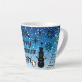 メリークリスマス ホリデーギフト カフェラテマグ (右アングル)