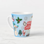 メリークリスマス ホリデーギフト カフェラテマグ (左アングル)