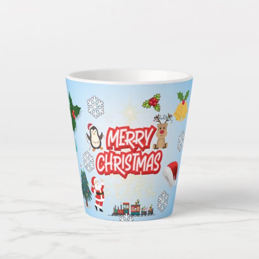 メリークリスマス ホリデーギフト カフェラテマグ (正面)
