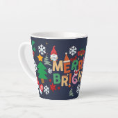 メリークリスマス ホリデーギフト カフェラテマグ (左アングル)