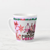 メリークリスマス ホリデーギフト カフェラテマグ (左アングル)
