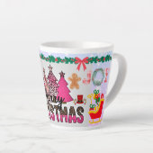 メリークリスマス ホリデーギフト カフェラテマグ (右アングル)