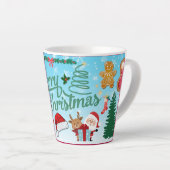メリークリスマス ホリデーギフト カフェラテマグ (右アングル)