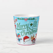 メリークリスマス ホリデーギフト カフェラテマグ (正面)
