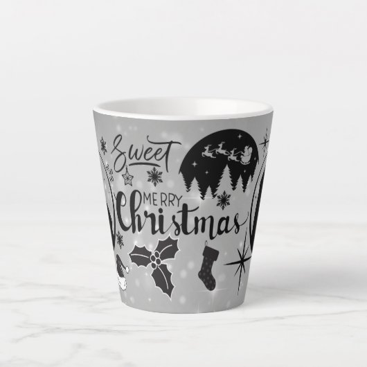 メリークリスマス ホリデーギフト カフェラテマグ (正面)