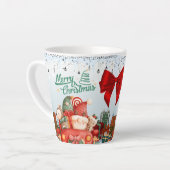 メリークリスマス ホリデーギフト カフェラテマグ (左アングル)