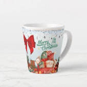 メリークリスマス ホリデーギフト カフェラテマグ (右アングル)