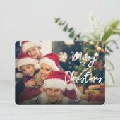 メリークリスマス ホリデーグリーティングカード インビテーション (スタンド正面)