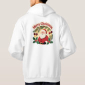 メリークリスマス ホリデーデザイン パーカ (裏面)