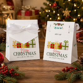 メリークリスマス ホリデーファボーボックス フェイバーボックス