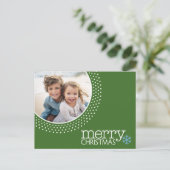 メリークリスマス – ホリデーフォトドットポストカード シーズンポストカード (スタンド正面)