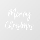 メリークリスマス | ホリデー ウィンドウ クリング ウィンドウサイン (シート)