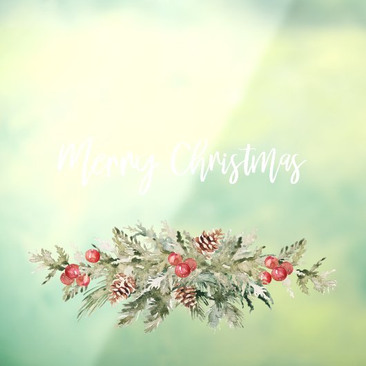 メリークリスマス | ホリデー ウィンドウ クリング ウィンドウサイン (シート3)