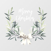 メリークリスマス | ホリデー ウィンドウ クリング ウィンドウサイン (シート)