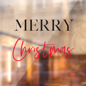 メリークリスマス | ホリデー ウィンドウ シール ウィンドウサイン (シート2)