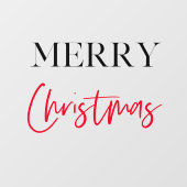 メリークリスマス | ホリデー ウィンドウ シール ウィンドウサイン (シート)