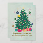 メリークリスマス ホリデー カード (正面/裏面)