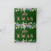 メリークリスマス ホリデー シーズンカード (内部)