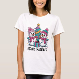 メリークリスマス ホリデー ビブラ Tシャツ