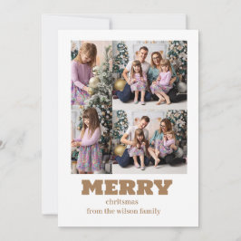 メリークリスマス |ホリモダンダのコラージュ シーズンカード