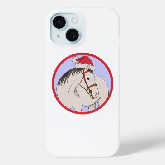 メリークリスマス ホース Case-Mate iPhoneケース (裏面)
