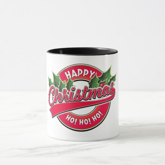 メリークリスマス ホ!ホ!ホ!マグカップ マグカップ (中央)