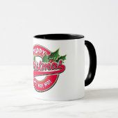 メリークリスマス ホ!ホ!ホ!マグカップ マグカップ (正面右)