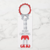 メリークリスマス ボトルネックタグ (正面)