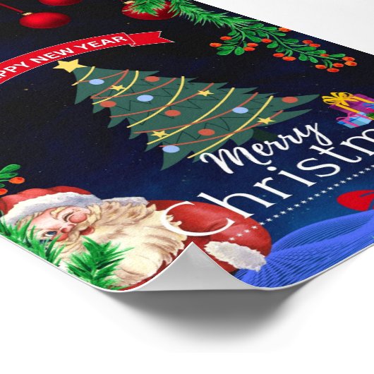 メリークリスマス ポスター (角)