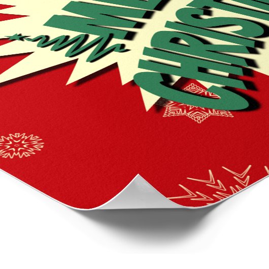 メリークリスマス ポスター (角)