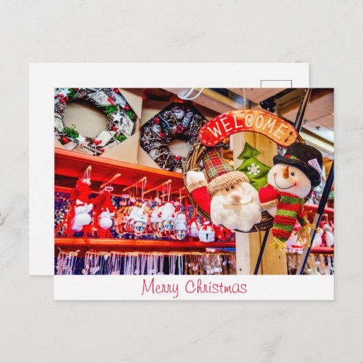 メリークリスマス ポストカード (正面/裏面)