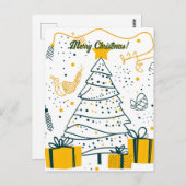 メリークリスマス ポストカード (正面/裏面)