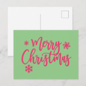 メリークリスマス ポストカード (正面/裏面)