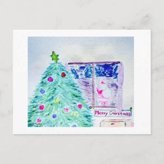 メリークリスマス! ポストカード (正面)