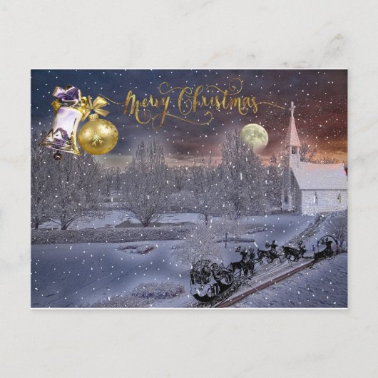 メリークリスマス ポストカード (正面)