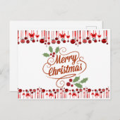 メリークリスマス ポストカード (正面/裏面)