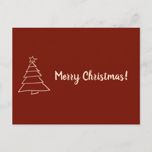 メリークリスマス ポストカード (正面)