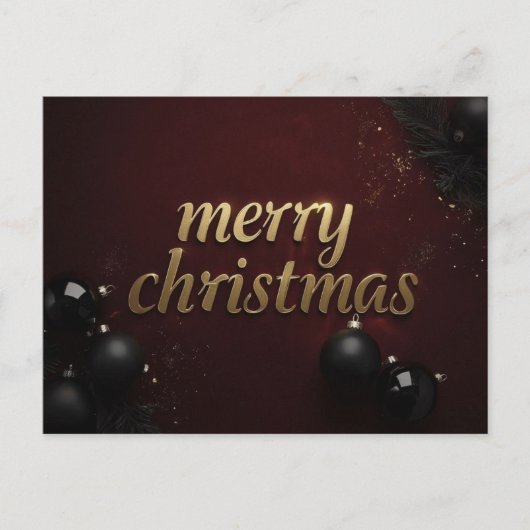 メリークリスマス ポストカード (正面)