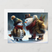 メリークリスマス ポストカード (正面/裏面)