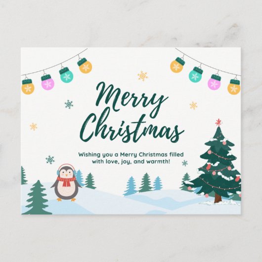 メリークリスマス ポストカード (正面)