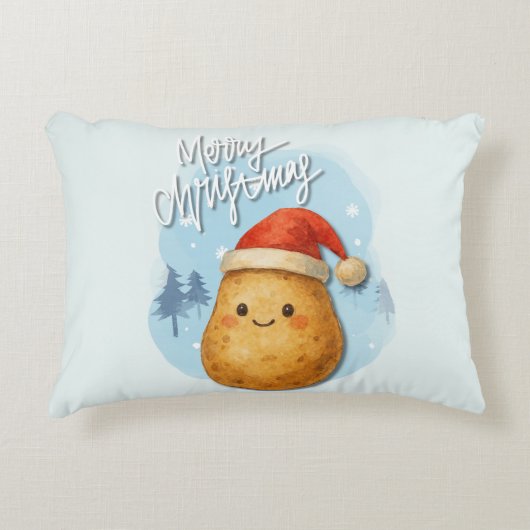 メリークリスマス ポテト アクセントクッション (正面)