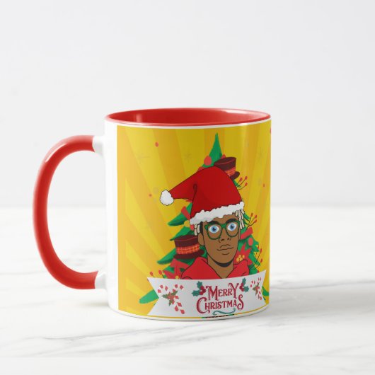 メリークリスマス マグカップ (左)
