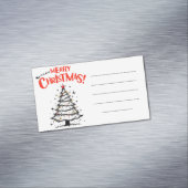 メリークリスマス マグネット名刺 (インサイチュ)