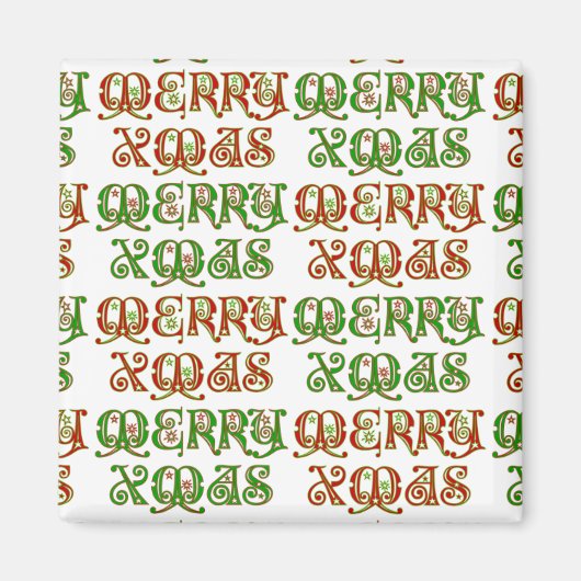 メリークリスマス マグネット (正面)