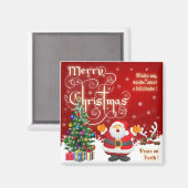 メリークリスマス マグネット (正面/裏面)