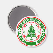 メリークリスマス マグネット (正面/裏面)