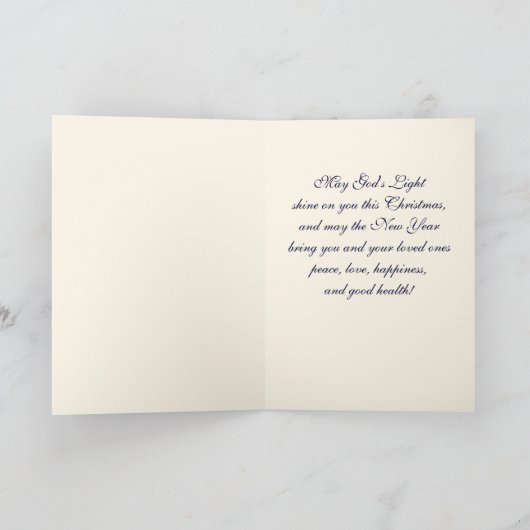 メリークリスマス.マドンナと子供のファインアート シーズンカード (内部)