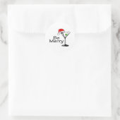 メリークリスマス・マルティーニ ラウンドシール (バッグ)